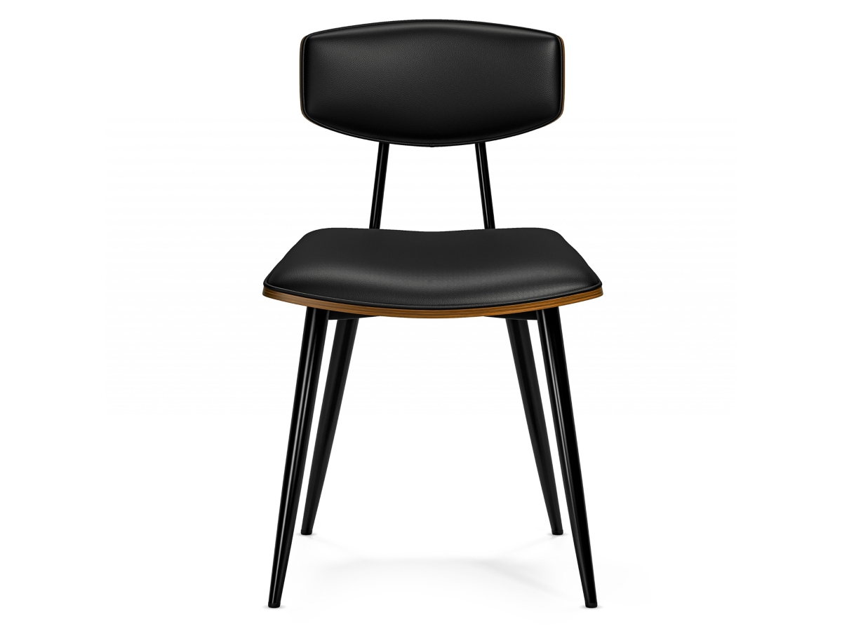 Simpli Home Mavis Dining Chair ( Set of 2 ), Black, large