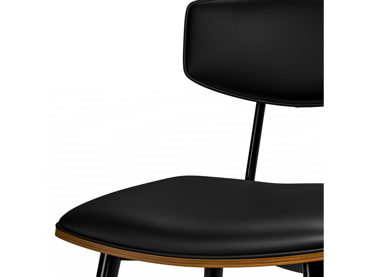 Simpli Home Mavis Dining Chair ( Set of 2 ), Black, large