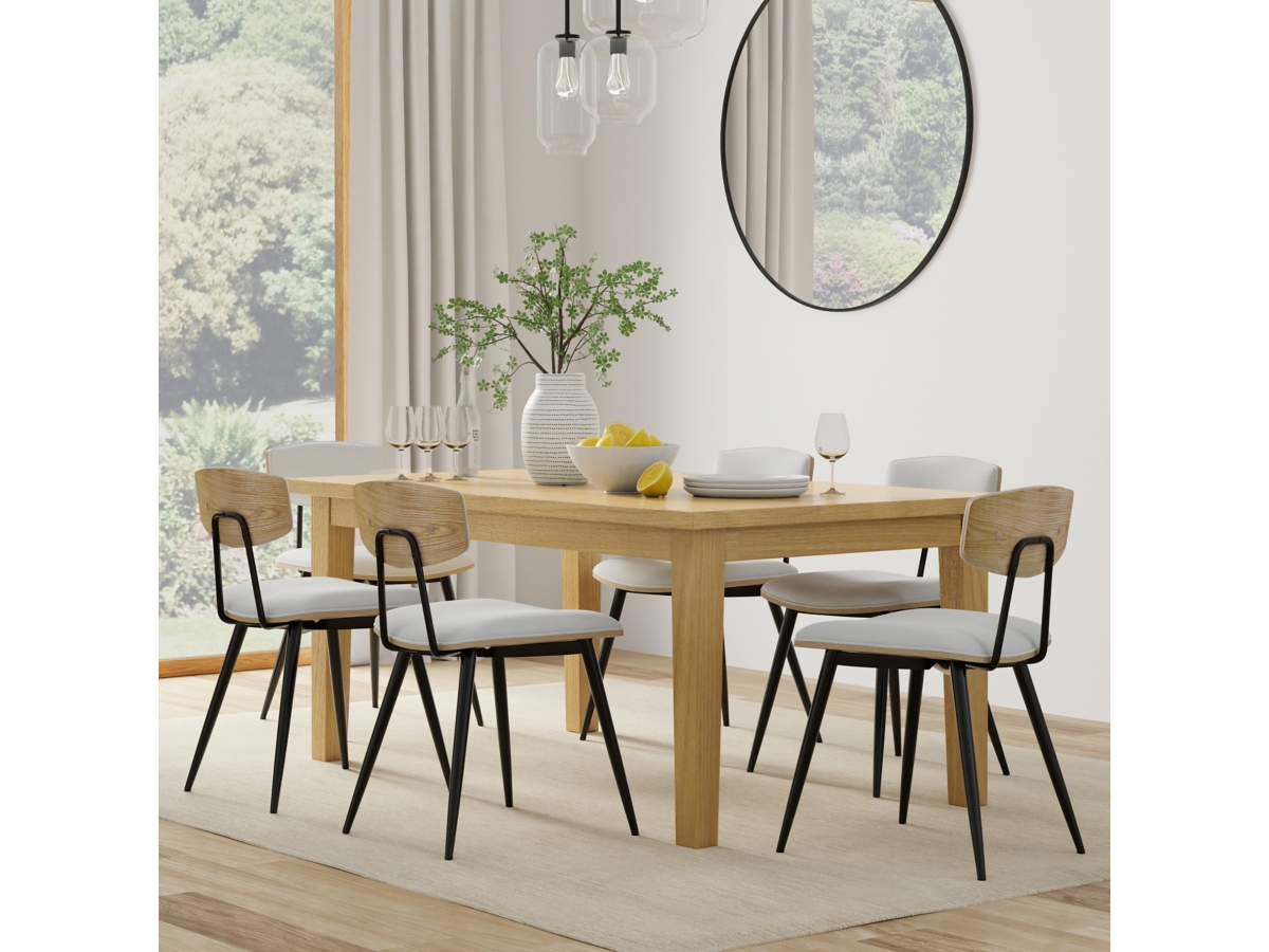 Simpli Home Mavis Dining Chair ( Set of 2 ), White, large