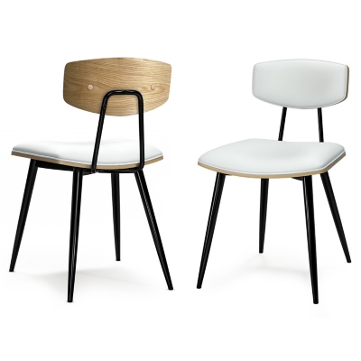 Simpli Home Mavis Dining Chair ( Set of 2 ), White, large