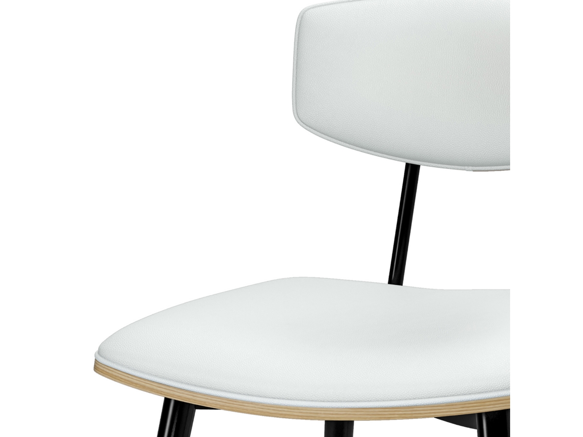 Simpli Home Mavis Dining Chair ( Set of 2 ), White, large
