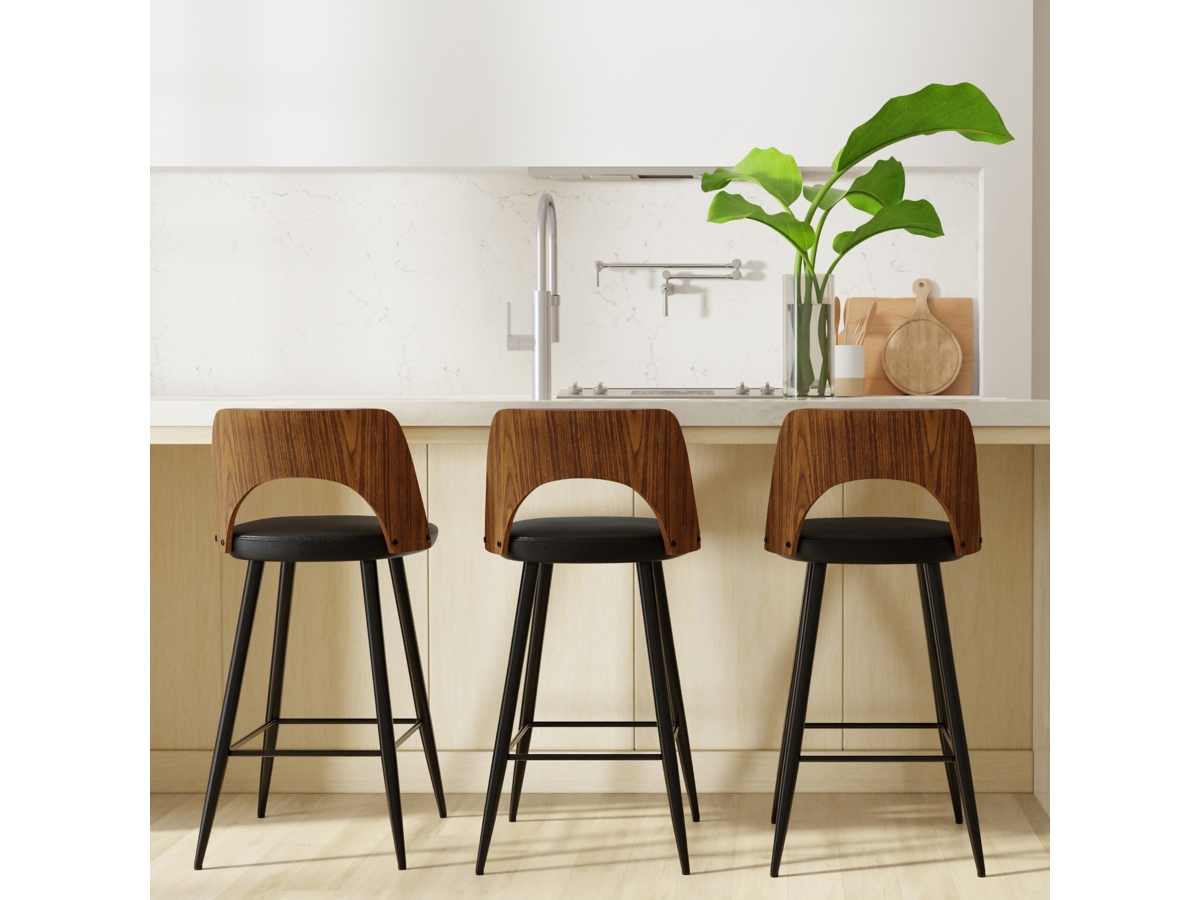 Simpli Home Micah Counter Height Bar Stool (Set of 2), , large