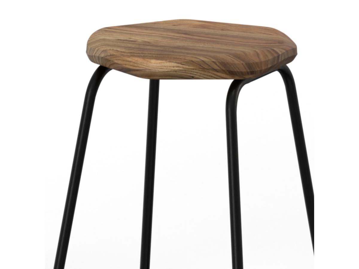 Simpli Home Orson Saddle Counter Height Bar Stool (Set of 2), , large