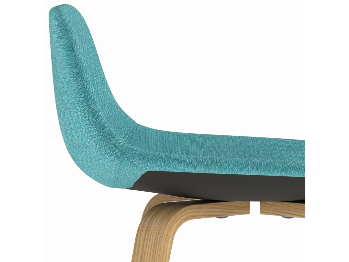 Simpli Home Randolph Counter Height Bar Stool (Set of 2), Aqua Blue, large