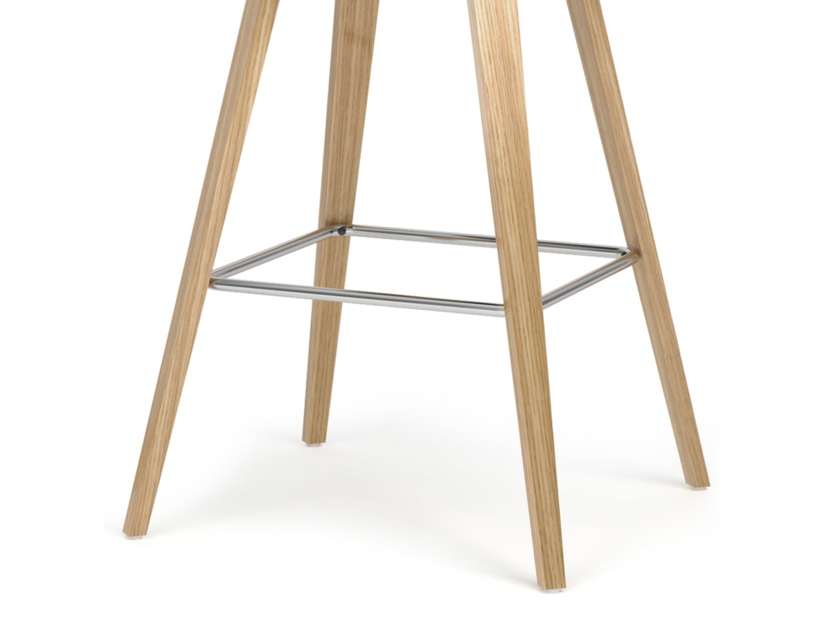 Simpli Home Randolph Counter Height Bar Stool (Set of 2), Aqua Blue, large