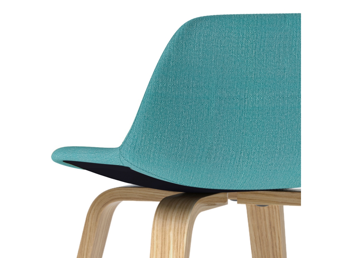 Simpli Home Randolph Counter Height Bar Stool (Set of 2), Aqua Blue, large