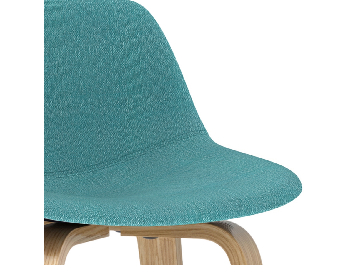 Simpli Home Randolph Counter Height Bar Stool (Set of 2), Aqua Blue, large