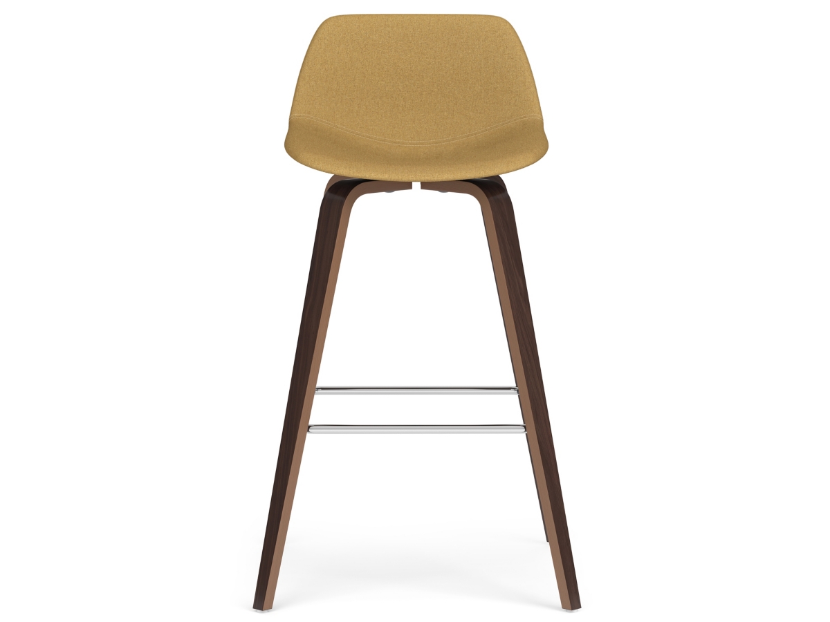 Simpli Home Randolph Counter Height Bar Stool (Set of 2), Dijon Yellow, large