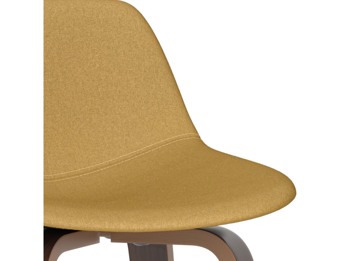 Simpli Home Randolph Counter Height Bar Stool (Set of 2), Dijon Yellow, large