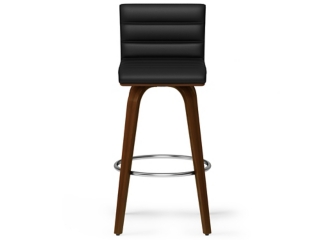 Simpli Home Roland Swivel Bar Stool