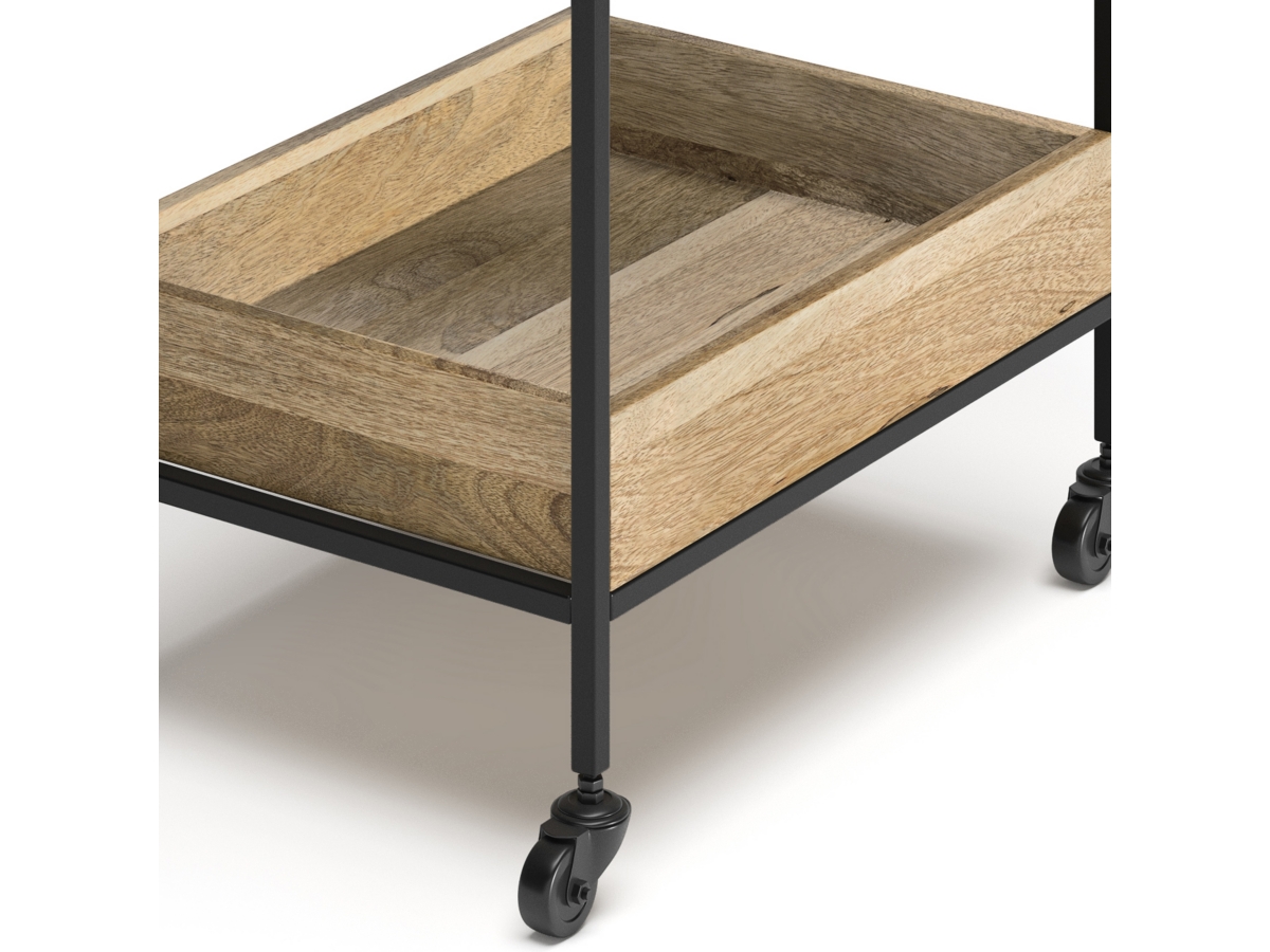 Simpli Home Simons Bar Cart, , large