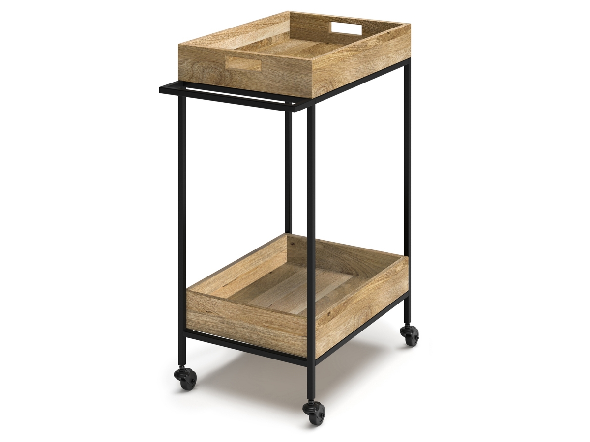 Simpli Home Simons Bar Cart, , large