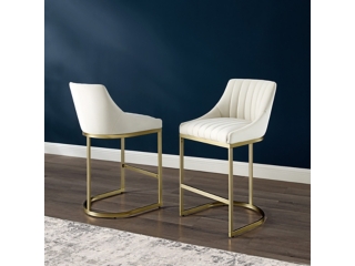 Crosley Furniture Esme Counter Height Bar Stool (Set of 2)