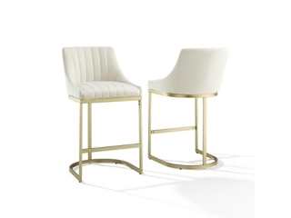 Crosley Furniture Esme Counter Height Bar Stool (Set of 2)