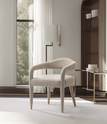 Manhattan Comfort Aspen Dining Armchair, Gold Dust, rollover