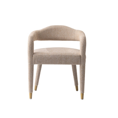 Manhattan Comfort Aspen Dining Armchair, Gold Dust, large