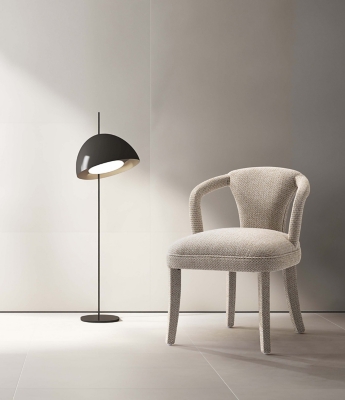 Manhattan Comfort Palmer Dining Armchair, Gold Dust, rollover