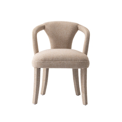 Manhattan Comfort Palmer Dining Armchair, Gold Dust, large