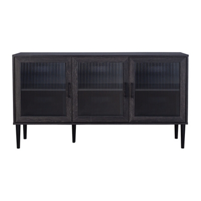 CorLiving Fluted Glass Sideboard, , large