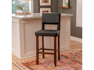Linon Vega Bar Height Bar Stool