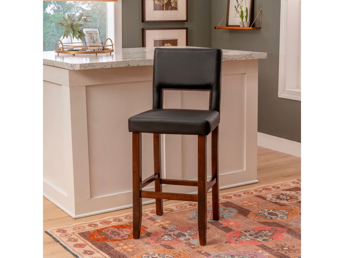 Linon Vega Bar Height Bar Stool Ashley