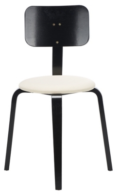 Safavieh Jo Dining Chair (Set of 2), Black/Creme, large