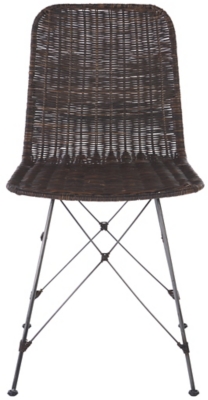 Safavieh Minerva Dining Chair (Set of 2), Dark Brown/Black, large
