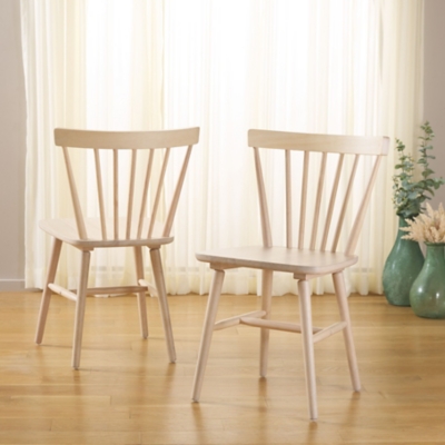 Safavieh Winona Dining Chair (Set of 2), White Washed, rollover