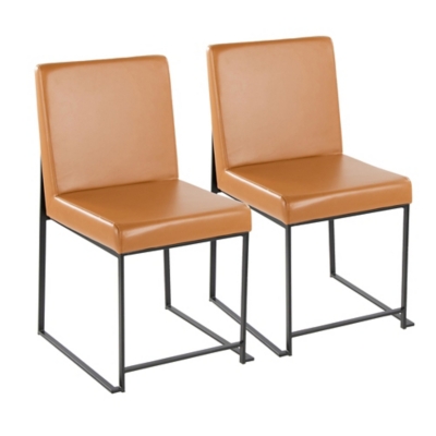 LumiSource Fuji Dining Chair (Set of 2), Camel, large