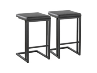 LumiSource Roman Counter Height Bar Stool (Set of 2)