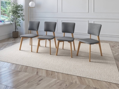 Midtown Concept Brisamar Dining Chair (Set of 4), Gray, rollover
