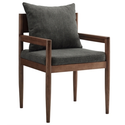 Modway Remington Dining Armchair, Charcoal, large