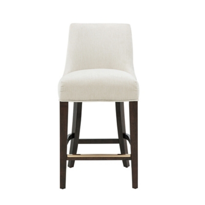 Manhattan Comfort Beever Counter Height Bar Stool, Cream, large