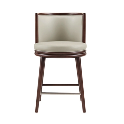Manhattan Comfort Evalyn Counter Height Bar Stool, Stone, large