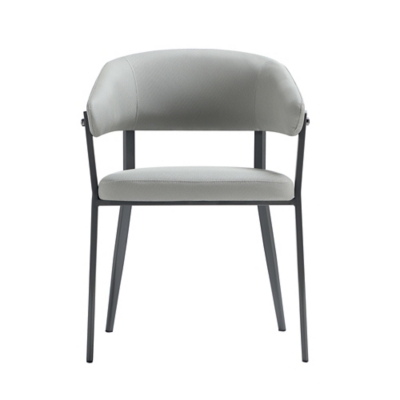 Manhattan Comfort Belle Dining Chair, Stone Gray, large