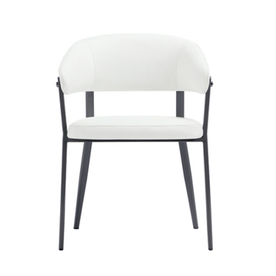 Manhattan Comfort Belle Dining Chair, White, large