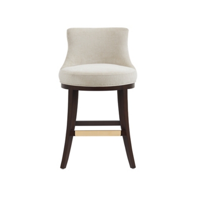 Manhattan Comfort Lucia Counter Height Counter Stool, Natural, large