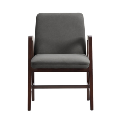Manhattan Comfort Stella Dining Chair, Graphite, large