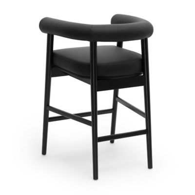 Rear/side view of bar stool