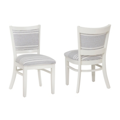 Linon Lanney Side Chair (Set of 2), Gray, large