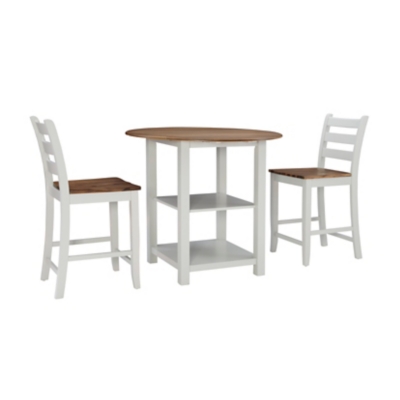 Linon Hardin Counter Height Dining Table and 2 Barstools, , large