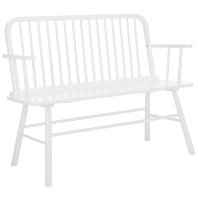 Safavieh Lucilia 19" Dining Bench, White, large