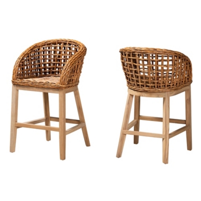 Bali & Pari Mario Counter Height Bar Stool (Set of 2), , large