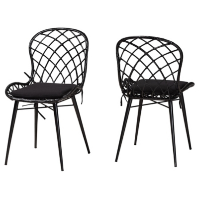 Bali & Pari Sabelle Solid Dining Chair (Set of 2), , large