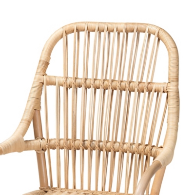 Close-up of chair back and weaving