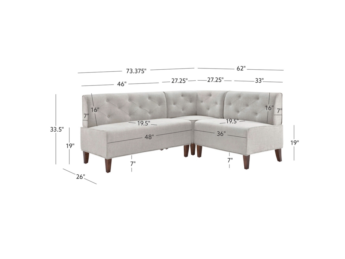 Linon Gentry Corner Nook | Ashley