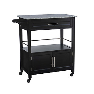 Cameron Kitchen Cart with Granite Top, , large