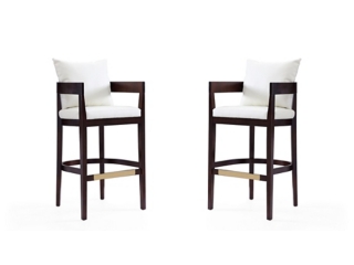 Manhattan Comfort Ritz Bar Height Barstool (Set of 2)