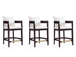 Manhattan Comfort Ritz Counter Height Bar Stool (Set of 3)
