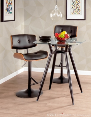 Arlon adjustable height swivel deals bar stool